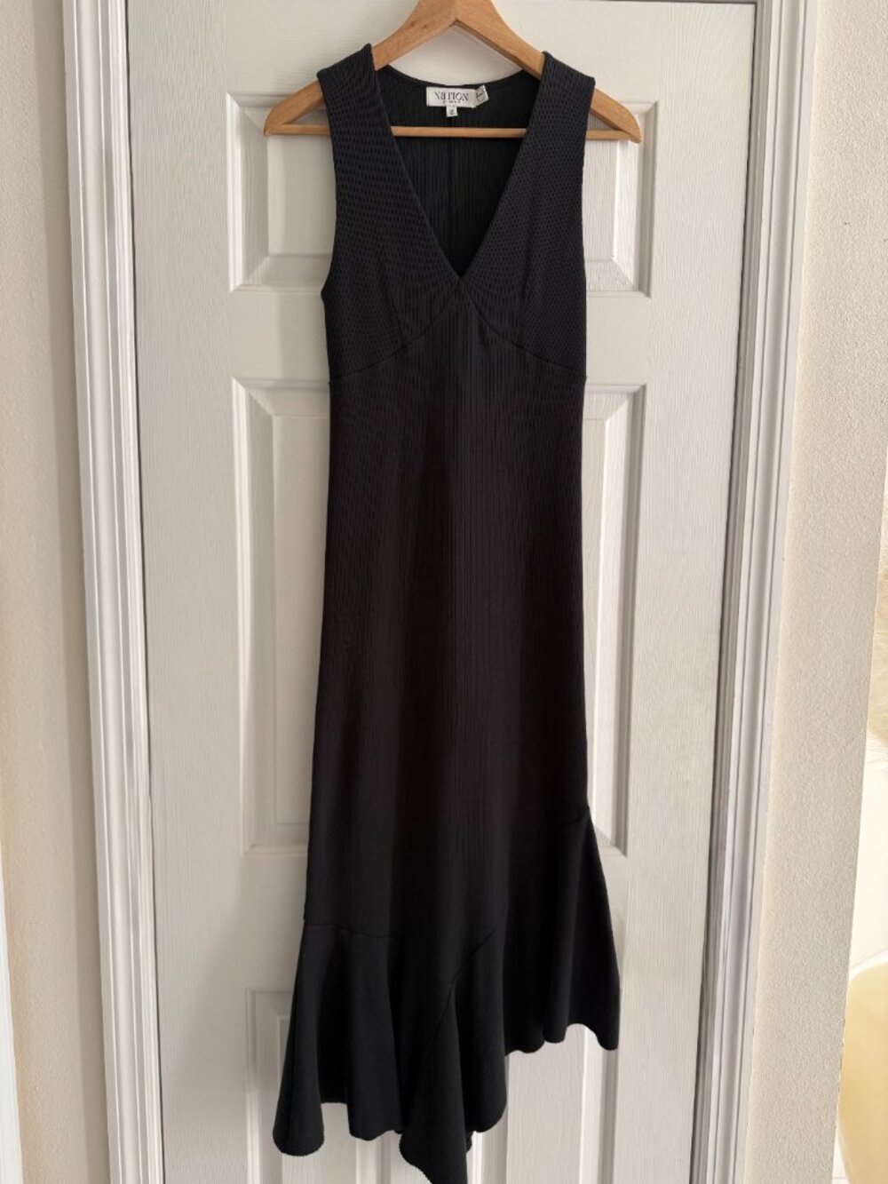 Nation LTD - Carmel Midi Dress - Jet Black - XS - Picture 5 of 11
